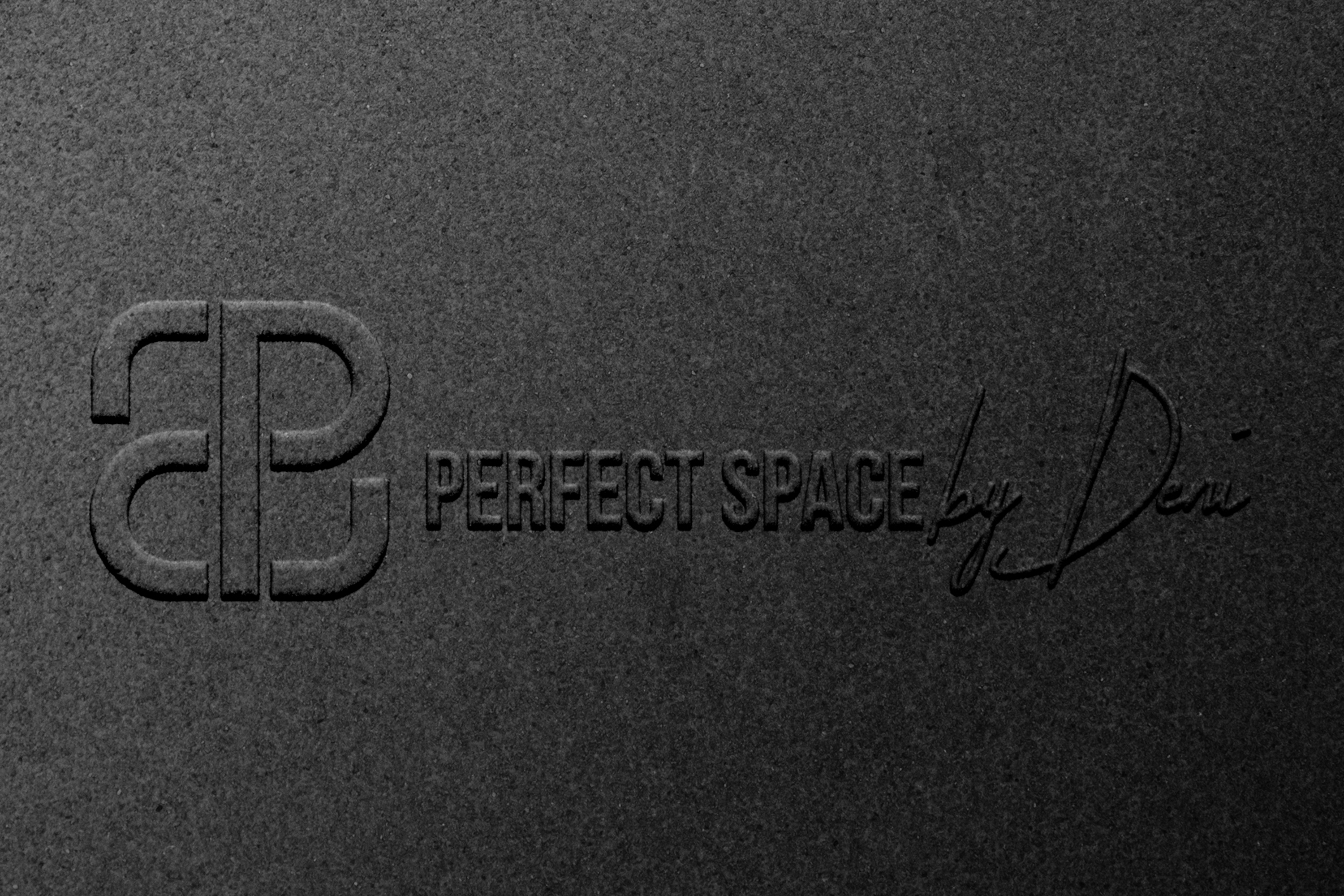 Client brand mark from the Inkgility logo book, presented as a photorealistic mockup in context (logo mockup 21)